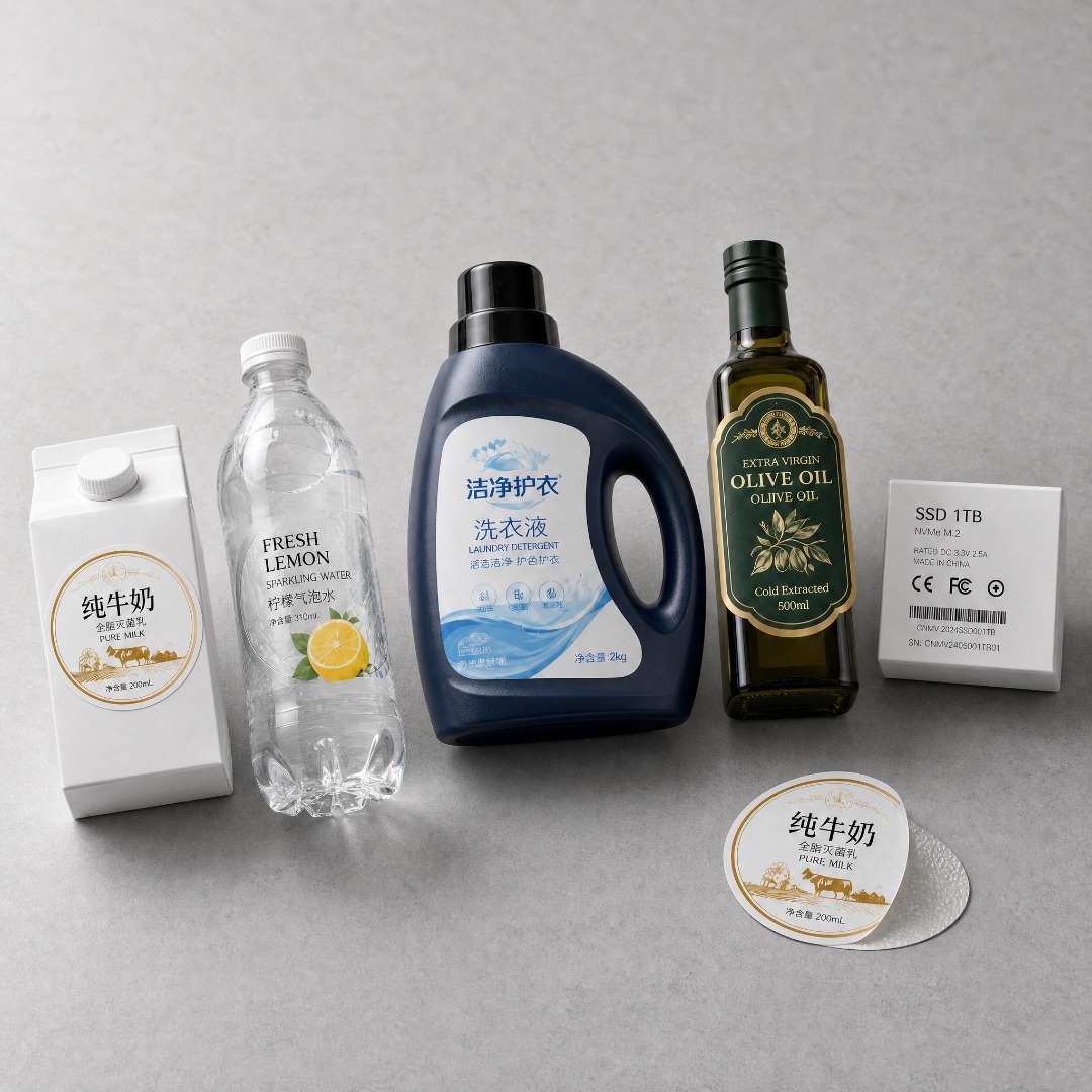 不干胶标签_食品酒类保健品标签定制_防伪追溯标签生产厂
